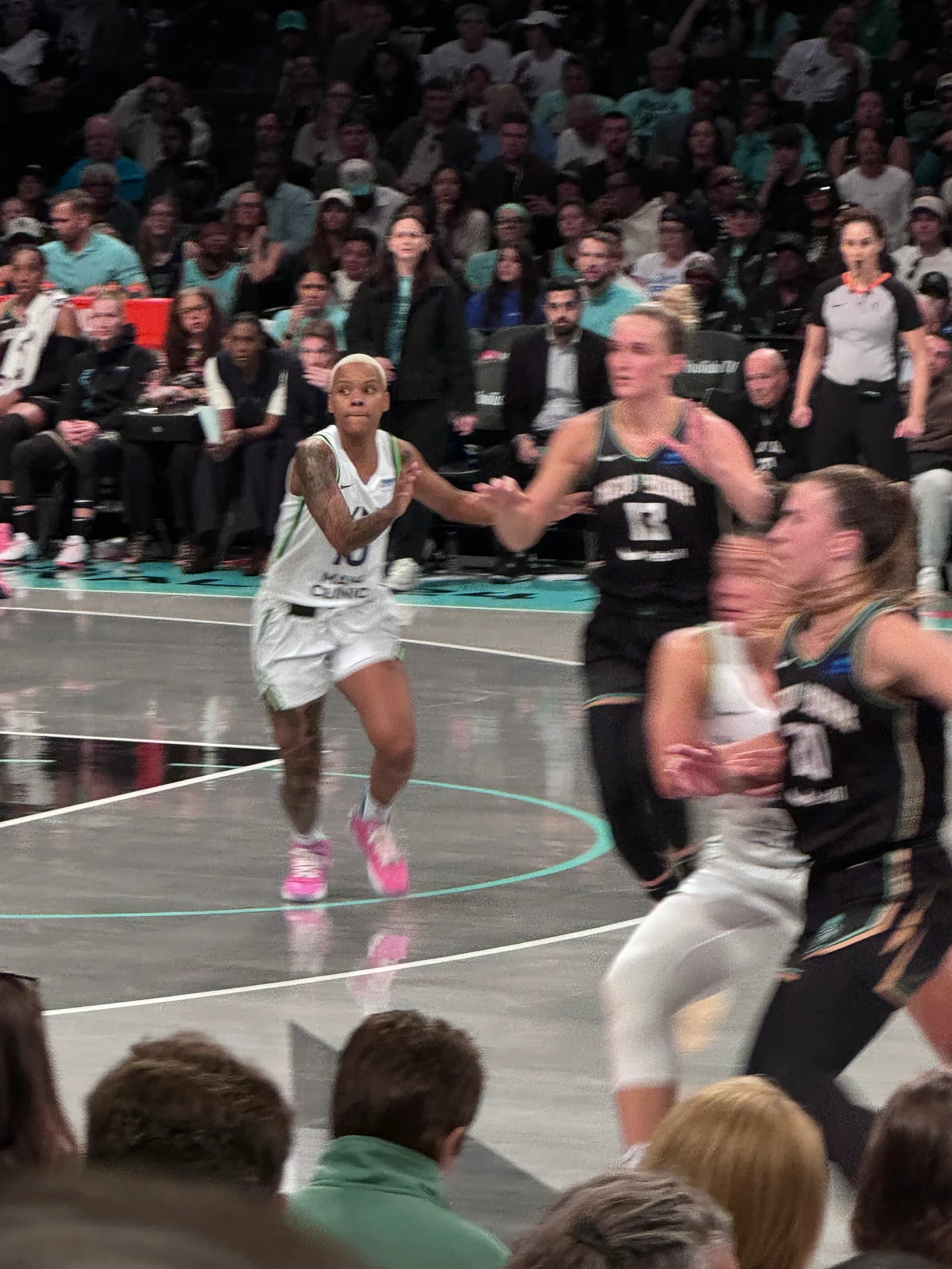Sophie Cunningham protests: rallies surround Fever-Lynx game as Lynx win 108-100